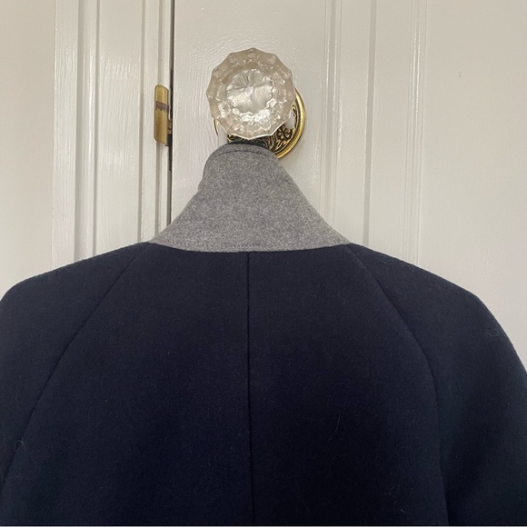 J. Crew crewcuts boys Ludlow navy overcoat size 3 - Picture 5 of 7